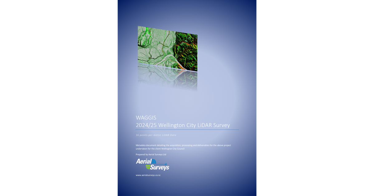 Wellington - City LiDAR Point Cloud (2025) | LINZ Data Service
